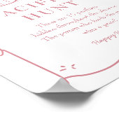 Pink Baby is Brewing Pacifier Sign ポスター (角)