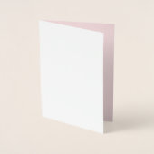 Pink Baby On The Way Congratulations card 箔カード (正面)