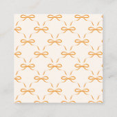 Pink Baby Shower Diaper Raffle Entry Card エンクロージャーカード (裏面)