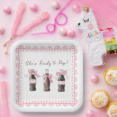 Pink Baby Soda Ready to POP  ペーパープレート (パーティー)