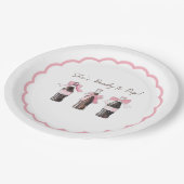 Pink Baby Soda Ready to POP! ペーパープレート (アングル)