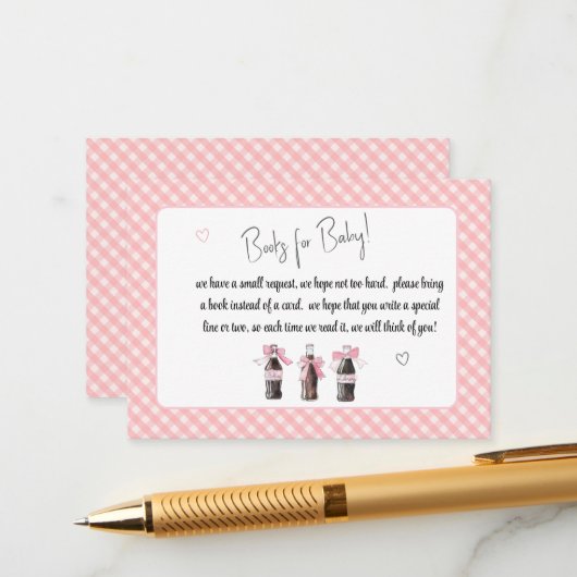 Pink Baby Soda Ready to POP Books for Baby エンクロージャーカード (正面/裏面インサイチュ)