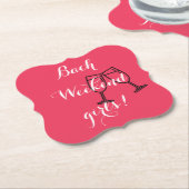 pink bachelorette  ペーパーコースター (アングル)