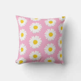 Pink Background Throw Pillows クッション