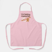 Pink Baking Memories エプロン (正面)