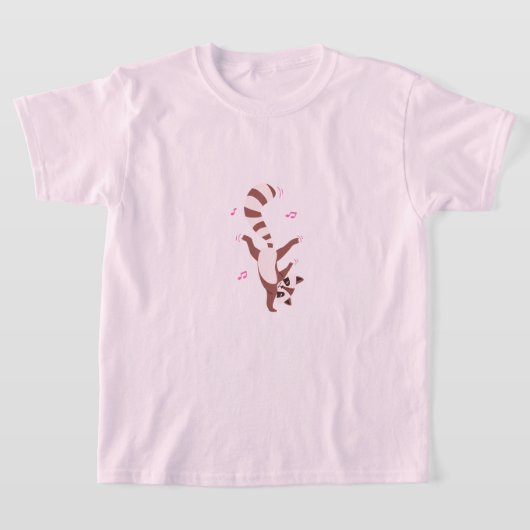 Pink Ballerina Kitty | Cute Toddler & Kids T-Shirt Tシャツ (レイダウン)