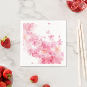 Pink Ballerina Matching Balloon スタンダードカクテルナプキン (インサイチュ)