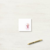 Pink ballerina shoes ポストイット (デスク上)