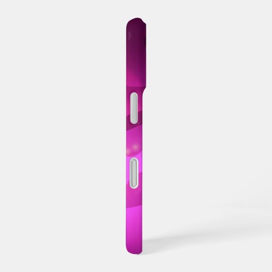 Pink Ballet Dancer Silhouette iPhone 16ケース (右側面)