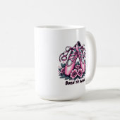 Pink Ballet Shoes コーヒーマグカップ (正面右)