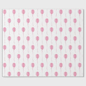 Pink balloon Gift Wrapping Paper - Cadeaupapier. ラッピングペーパー (フラット)