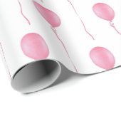 Pink balloon Gift Wrapping Paper - Cadeaupapier. ラッピングペーパー (ロールコーナー)