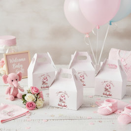 Pink Balloon Stroller Baby Girl Muslim Aqiqah Favo フェイバーボックス