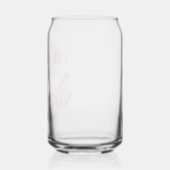 Pink Balloons Girl Baby Shower ガラス缶 (左)