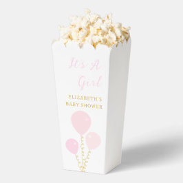 Pink Balloons Girl Baby Shower フェイバーボックス
