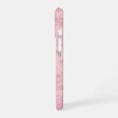 Pink Bamboo Leaf Japanese Modern Phone Case iPhone 16ケース (左側面)