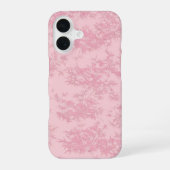 Pink Bamboo Leaf Japanese Modern Phone Case iPhone 16ケース (裏面)