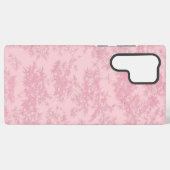 Pink Bamboo Leaf Japanese Modern Phone Case Samsung Galaxyケース (裏面横)
