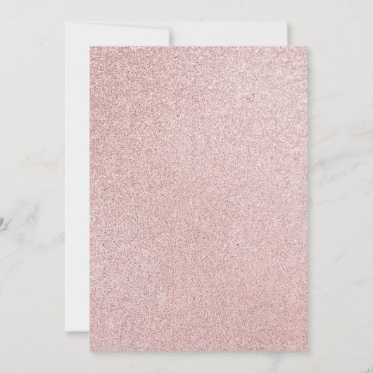 Pink Baptism 招待状 (裏面)