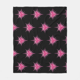 Pink Barbed Heart Cybersigilism Fleece Blanket フリースブランケット