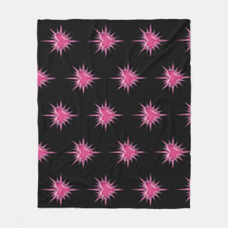 Pink Barbed Heart Cybersigilism Fleece Blanket フリースブランケット