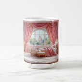 Pink Baroque コーヒーマグカップ (中央)
