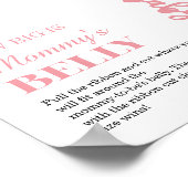 Pink Bear Balloon How Big Is Mommy’s Belly Game ポスター (角)