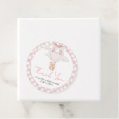 Pink Bear Bearly Wait Baby Shower  フェイバータグ (インサイチュ)
