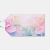 Pink Bear Gold Crown It's a Girl ギフトタグ (裏面横)