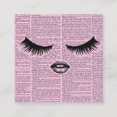 Pink Beauty Flat Loyalty Card | Feminine Aesthetic ロイヤリティカード (正面)