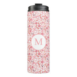 Pink Beauty & Makeup Seamless Pattern Girly  タンブラー