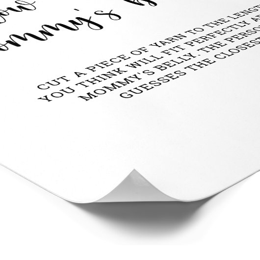 Pink Bee how big is mommy's belly game ポスター (角)