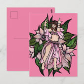 Pink Belly Dancer Shimmy                           ポストカード (正面/裏面)