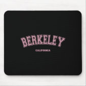 Pink Berkeley California Ca Varsity Style On Berke マウスパッド (正面)