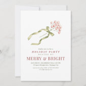 Pink Berries Corporate Christmas Office Council 招待状 (正面)