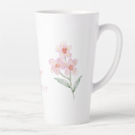 Pink Best mom ever - Latte mug, Mother’s Day Gift カフェラテマグ