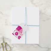 Pink Birthday Party ギフトタグ (より糸付き)