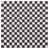 Pink & Black Checkerboard ファブリック (見本)