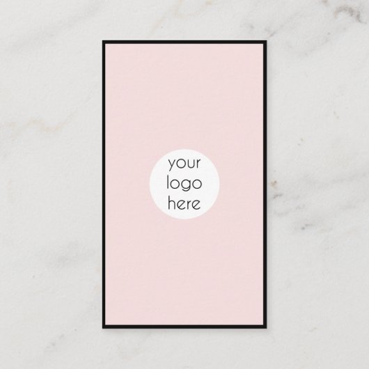 Pink Black Connect With Us QRコードソーシャルメディア 名刺 (裏面)