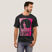 Pink Black History Month Unapologetically Drug Bla Tシャツ (正面フル)