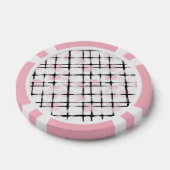 Pink Black Stripes   ポーカーチップ (シングル)