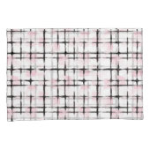 Pink Black Stripes   枕カバー (正面右)