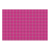 Pink Black White Plaid Classic Bright Colorful