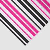 Pink Black White Stripes Pattern Design  薄葉紙 (詳細)
