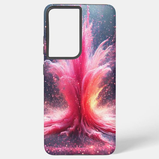 Pink blast samsung galaxyケース (裏面)