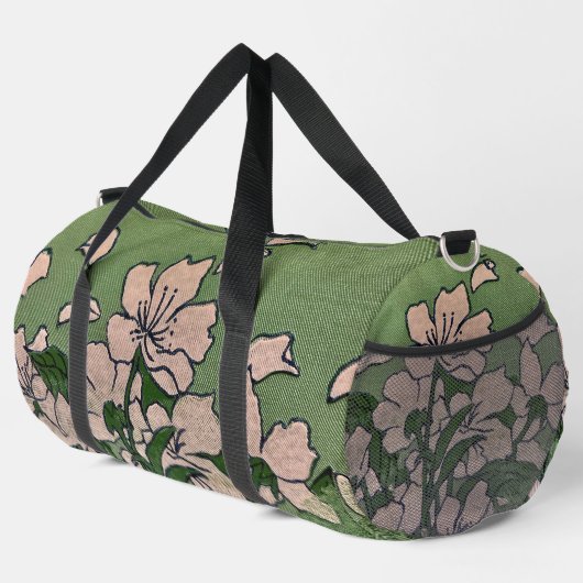 Pink Blossom Cascade Duffle Bag ダッフルバッグ (右コーナー)