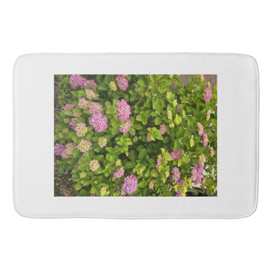 Pink Blossom Garden Bath Mat バスマット (正面)