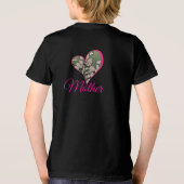 Pink Blossom Green トライブレンドＴシャツ (裏面)