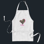 Pink Blossom Green  Apron スタンダードエプロン<br><div class="desc">Elevate your cooking skills with this stylish and durable Pink Blossom Magic  apron,  designed for chefs,  bakers and home cooks who want both protection and personality in the kitchen.</div>