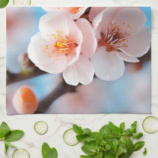 Pink Blossom Magic キッチンタオル (折り畳み)